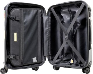 Средний чемодан из поликарбоната 65 л Hauptstadtkoffer BLNBAG World Polaroid Schwarz