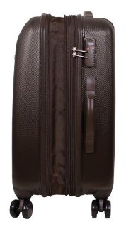 Средний чемодан из поликарбоната 66/78 л Vip Collection Galaxy 24 Brown