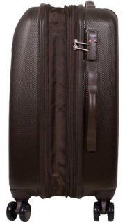 Средний чемодан из поликарбоната 66/78 л Vip Collection Galaxy 24 Brown