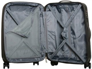 Средний чемодан из поликарбоната 66/78 л Vip Collection Galaxy 24 Brown