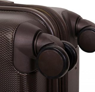 Средний чемодан из поликарбоната 66/78 л Vip Collection Galaxy 24 Brown