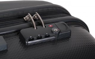 Средний чемодан из поликарбоната 66/78 л Vip Collection Galaxy 24 Grey
