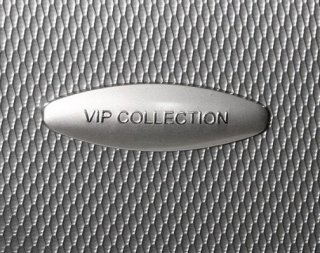 Средний чемодан из поликарбоната 66/78 л Vip Collection Galaxy 24 Silver