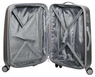 Средний чемодан из поликарбоната 66/78 л Vip Collection Galaxy 24 Silver