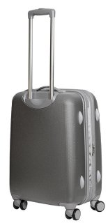 Средний чемодан из поликарбоната 66/78 л Vip Collection Galaxy 24 Silver