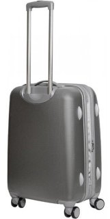 Средний чемодан из поликарбоната 66/78 л Vip Collection Galaxy 24 Silver