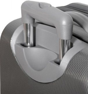 Средний чемодан из поликарбоната 66/78 л Vip Collection Galaxy 24 Silver