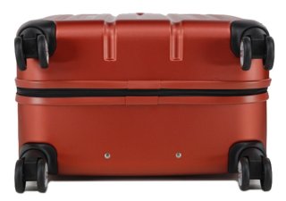 Средний чемодан из поликарбоната на 4-х колесах 70 л Roncato Kinetic, оранжевый