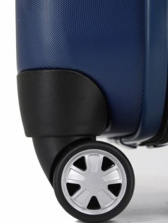 Средний чемодан из поликарбоната на 4-х колесах 70 л Roncato Kinetic, темно синий
