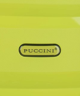 Средний чемодан из полипропилена 65 л Puccini Acapulco, салатовый