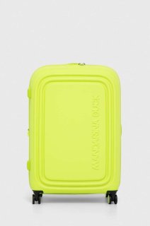 Средний чемодан Mandarina Duck LOGODUCK с расширительной молнией на 70 л из поликарбоната Зеленый
