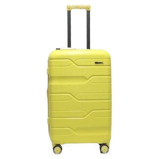 Середня валіза Milano Bag на 76/88 л вагою 3,5 кг із поліпропілену Жовтий
