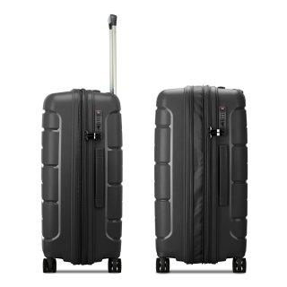Средний чемодан Modo by Roncato Starlight 3.0 – 74/88 л, 3,6 кг Черный