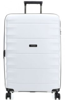 Средний чемодан на 4-х колесах 50/70 л Titan Highlight Off-White Средний чемодан на 4-х колесах 50/70 л Titan Highlight Off-White