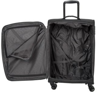 Середня валіза на 4-х колесах 56/65 л Travelite Kendo Grey