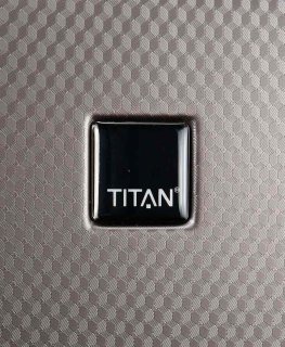 Средний чемодан на 4-х колесах 57 л Titan Xenon Deluxe, бежевый