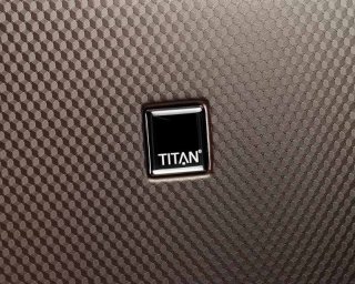 Середня валіза на 4-х колесах 57 л Titan Xenon Deluxe, коричневий
