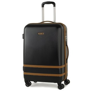 Середня валіза на 4-х колесах 60 л Rock Valence Black Hardshell (M)
