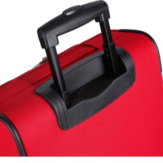 Середня валіза на 4-х колесах 60 л Travelite Paklite Rocco, червоний