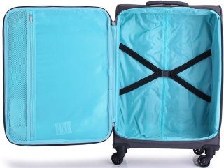 Средний чемодан на 4-х колесах 61 л Travelite Naxos, антрацит