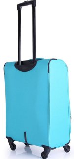 Середня валіза на 4-х колесах 61 л Travelite Naxos, бірюзовий