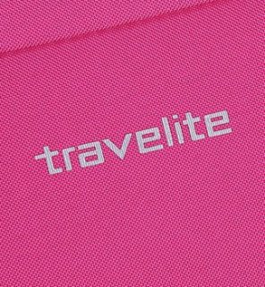Средний чемодан на 4-х колесах 61 л Travelite Naxos, розовый