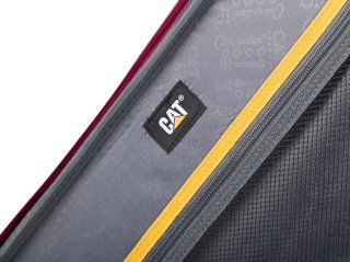 Средний чемодан на 4-х колесах 65 л CAT Easy, бордовый