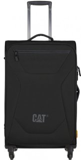 Средний чемодан на 4-х колесах 65 л CAT Easy, черный