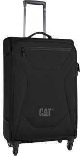 Средний чемодан на 4-х колесах 65 л CAT Easy, черный