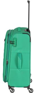 Средний чемодан на 4-х колесах 67/77 л Travelite Kite Green