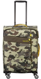 Средний чемодан на 4-х колесах 67/77 л Travelite Kite Olive