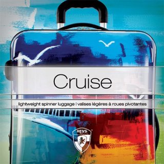 Средний чемодан на 4-х колесах 70 л Heys Cruise (M) Multi Colour