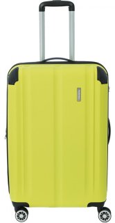 Средний чемодан на 4-х колесах 78/86 л Travelite City Limone