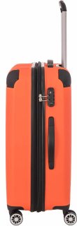Средний чемодан на 4-х колесах 78/86 л Travelite City Orange