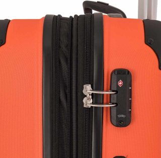 Средний чемодан на 4-х колесах 78/86 л Travelite City Orange