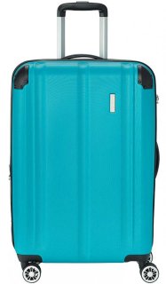 Средний чемодан на 4-х колесах 78/86 л Travelite City Petrol