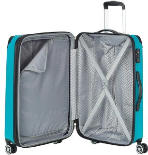 Средний чемодан на 4-х колесах 78/86 л Travelite City Petrol