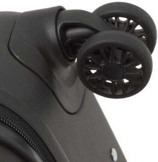 Середня валіза на 4-х колесах 65 л CAT CAT-D, чорний