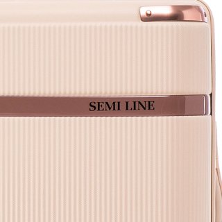 Средний чемодан Semi Line на 60 л весом 3,1 кг Ecru