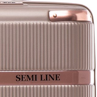 Средний чемодан Semi Line на 60 л весом 3,1 кг Шампань