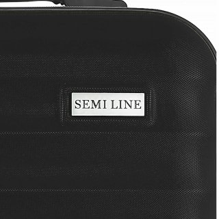 Средний чемодан Semi Line на 60 литров Черный