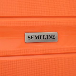 Средний чемодан Semi Line на 61 л весом 3 кг из полипропилена Оранжевый