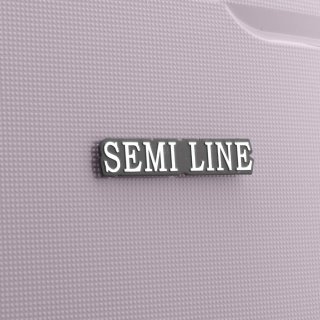 Середня валіза Semi Line на 63 літри вагою 3,2 кг з поліпропілену Рожева