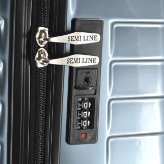 Середня валіза Semi Line на 64 літри вагою 4 кг Блакитна