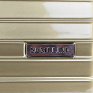 Середня валіза Semi Line на 64 літри вагою 4 кг Золотистий