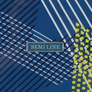 Средний чемодан Semi Line на 67 л весом 3,3 кг из пластика Синий