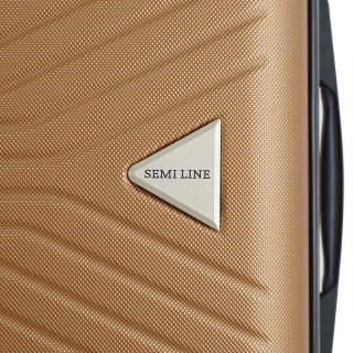 Середня валіза Semi Line на 67 л вагою 3,5 кг Коричневий