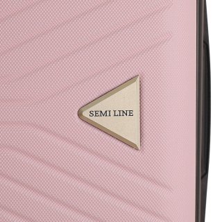 Средний чемодан Semi Line на 67 л весом 3,5 кг Розовый