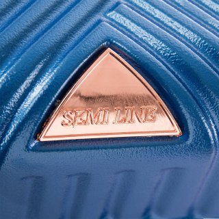 Средний чемодан Semi Line на 67 л весом 3,5 кг Синий