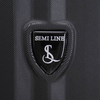 Средний чемодан Semi Line на 69 л весом 4 кг Черный